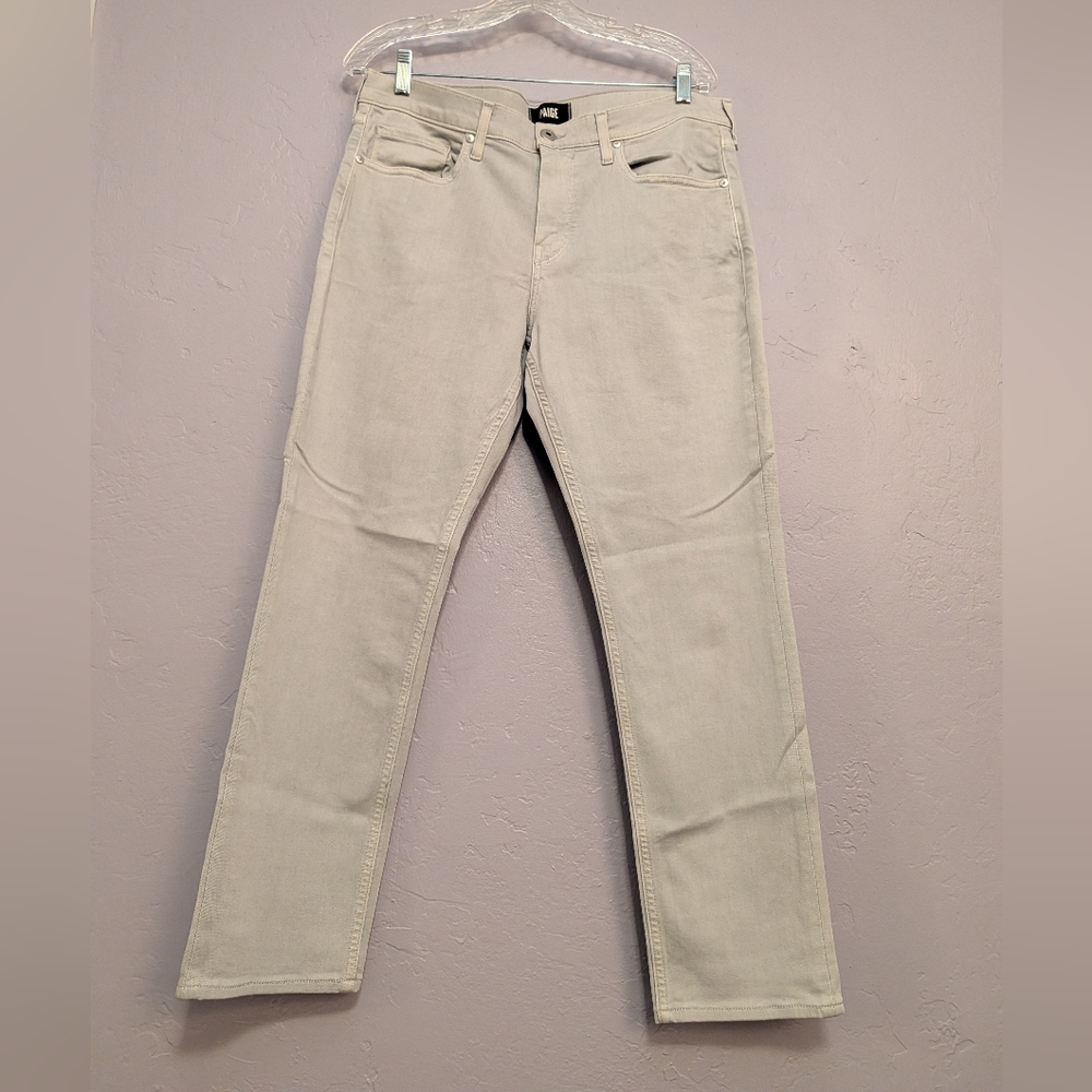 PAIGE Light Gray Denim Jeans